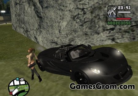 Hennessey Venom GT Spyder Машина для Gta San Andreas с девушкой