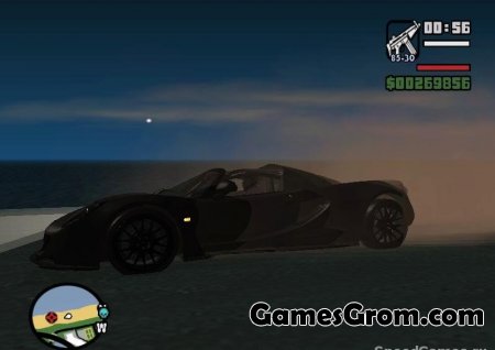 Hennessey Venom GT Spyder Машина для Gta San Andreas на песке