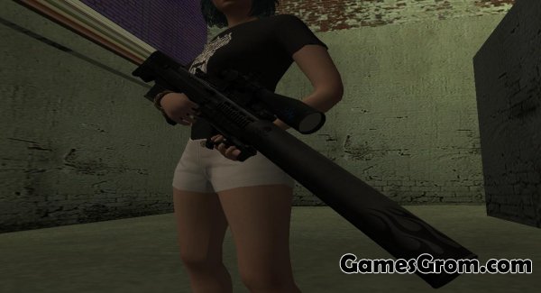 VKS sniper rifle для GTA San Andreas