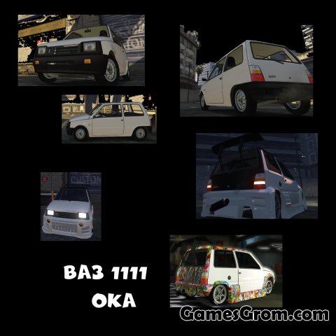 Машина Ваз-1111(ока) для GTA 5
